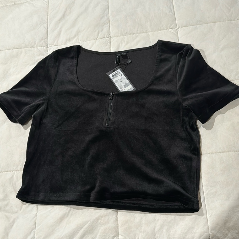 NWT velour top